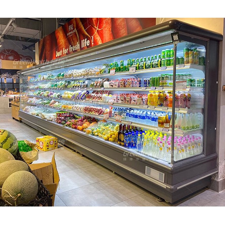 Tủ mát Sanaky trưng bày thực phẩm sạch và đồ tươi mát