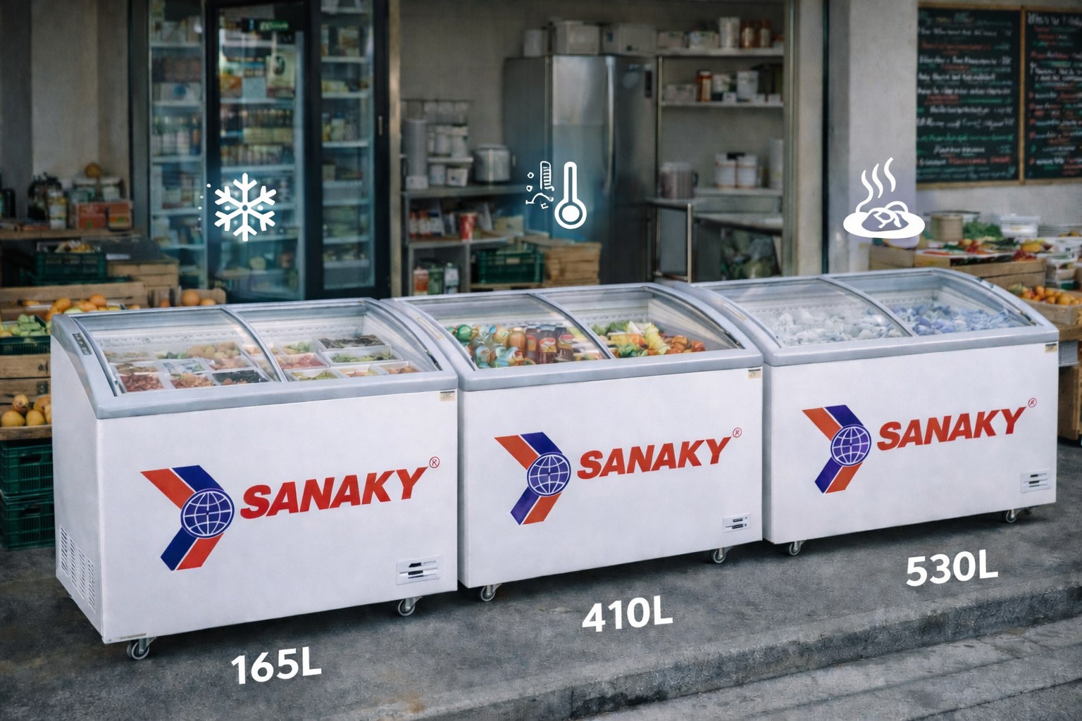 Tủ Sanaky dễ dàng nâng cấp, mở rộng với 3 chế độ sử dụng